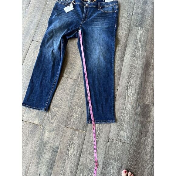 Seven 7 Women's Size 22 Jeans Limited Edition Straight Blue Denim Stretch NWT - Picture 5 of 12